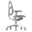 SILLA REQUIEZ ENJOY RM - 9101GR | Silla Ejecutiva | Base 5 Puntas Aluminio | Respaldo Mesh | Ergonómico | Gris | Interior - RM - 9101/GR - REQUIEZ - NOGAL BEAT - Sillas de oficina