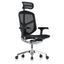 SILLA REQUIEZ ENJOY RM - 9101NG | Silla Ejecutiva | Base 5 Puntas Aluminio | Respaldo Mesh | Ergonómico | Negro | Interior - RM - 9101/NG - REQUIEZ - NOGAL BEAT - Sillas de oficina