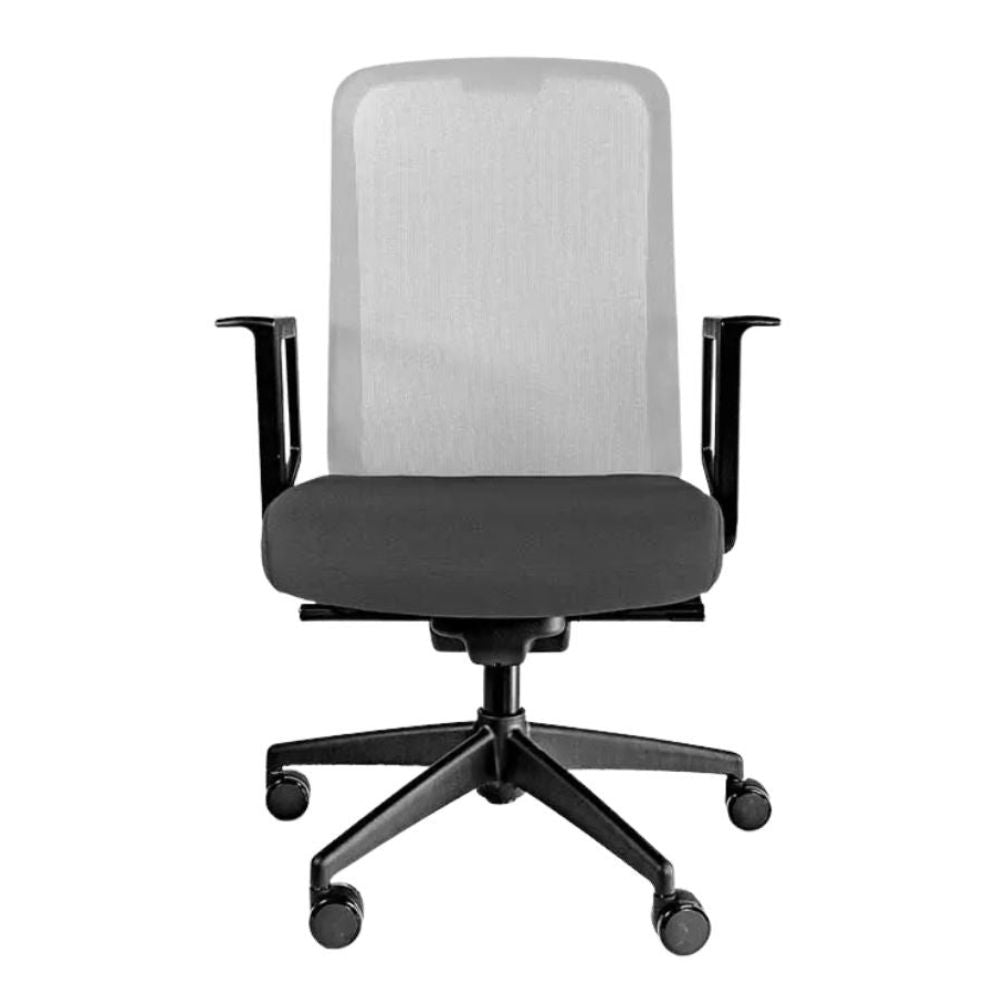 SILLA REQUIEZ MESH RE - 1601 | Silla Ejecutiva Diseño Ergonómico Secretarial Oficina Recepción | Elevación Neumática | Respaldo Medio Mesh | Varios Colores | Interior - RE - 1601 - Requiez - NOGAL BEAT - Silla para oficina