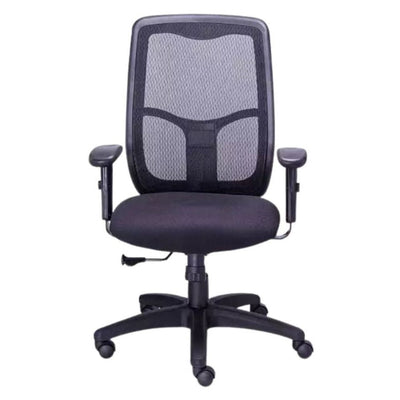 SILLA REQUIEZ RE - 1510 | Silla Gerencial Gerencia Operativa Oficina | Altura Ajustable | Respaldo Reclinable | Negra | Asiento Tapizado | Interior - RE - 1510 - Requiez - NOGAL BEAT - Silla para oficina