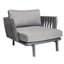 Sillón para Sala de Estar de 1 Plazas - RESOL ANTHEA EASY CHAIR - Varios Colores - Respaldo Cinta Pasamanería Trenzada y Estructura Aluminio Sofás Sofá Sillones Sillón Diseño Ergonómico Oficinas Corporativas Restaurantes Hoteles Cafeterías Tiendas y Boutiques Salas de Espera Compatibilidad con el Espacio Comodidad Salas de Reuniones Centros de Atención al Cliente Salas de Exposiciones y Eventos Estaciones de Trabajo en Tiendas Minoristas Mobiliario Comercial Muebles Contract Sofás para Eventos Sillones Eleg