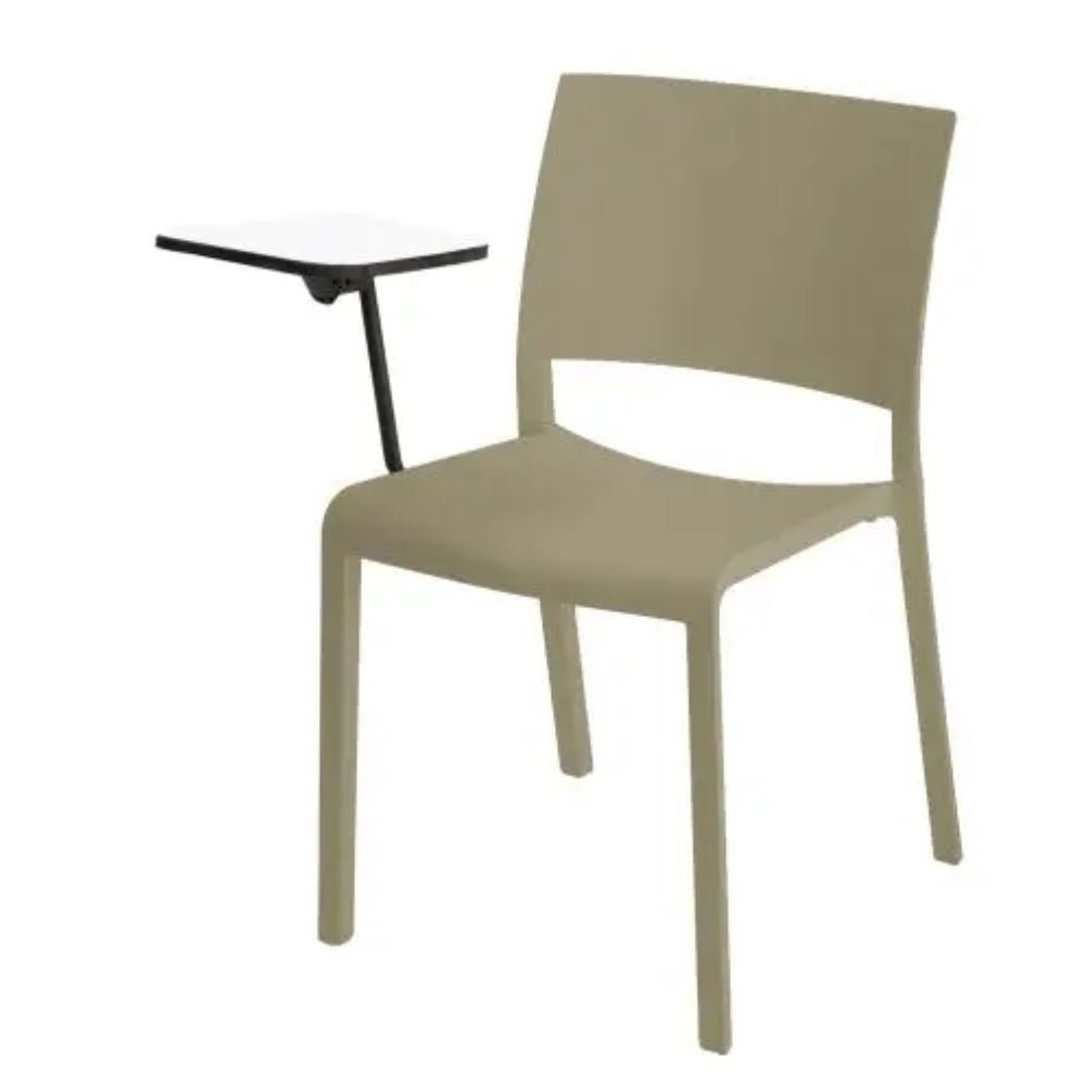 SILLA RESOL FIONA CONVENTIONS RIGHT | Silla Ocasional | Fibra Vidrio | Polipropileno | Apilable | Protección UV | Interior + Exterior - 00959 - Resol - NOGAL BEAT - sillas}