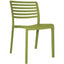 SILLA RESOL LAMA | Silla Ocasional | Fibra Vidrio | Polipropileno | Apilable | Protección UV | Interior + Exterior - 00867 - Resol - NOGAL BEAT - Sillas