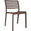 SILLA RESOL LAMA | Silla Ocasional | Fibra Vidrio | Polipropileno | Apilable | Protección UV | Interior + Exterior - 00861 - Resol - NOGAL BEAT - Sillas