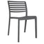 SILLA RESOL LAMA | Silla Ocasional | Fibra Vidrio | Polipropileno | Apilable | Protección UV | Interior + Exterior - 01784 - Resol - NOGAL BEAT - Sillas