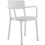 SILLA RESOL LISBOA ARMCHAIR | Silla Ocasional | Fibra Vidrio | Polipropileno | Apilable | Protección UV | Brazos | Interior + Exterior - 00816 - Resol - NOGAL BEAT - Sillas