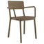 SILLA RESOL LISBOA ARMCHAIR | Silla Ocasional | Fibra Vidrio | Polipropileno | Apilable | Protección UV | Brazos | Interior + Exterior - 00819 - Resol - NOGAL BEAT - Sillas