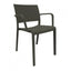 SILLA RESOL NEW FIONA | Silla Ocasional | Fibra Vidrio | Polipropileno | Apilable | Protección UV | Brazos | Interior + Exterior - 03542 - Resol - NOGAL BEAT - Sillas