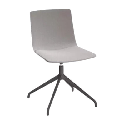 SILLA RESOL SKIN ARAÑA GIRATORIA FULLY UPHOLSTERED | Silla Secretarial para Oficina | Inyectado en Polipropileno | Tapizado Estructura Aluminio | Interior - 85957 + CSE02 - Resol - NOGAL BEAT - Sillas de oficina