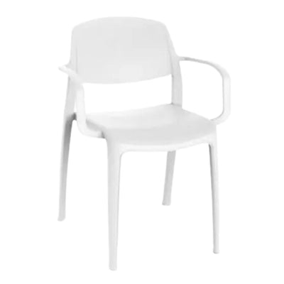 SILLA RESOL SMART ARMCHAIR | Silla Ocasional | Polipropileno | Fibra de Vidrio | Protección UV | Brazos | Interior + Exterior - 05370 - Resol - NOGAL BEAT - Sillas