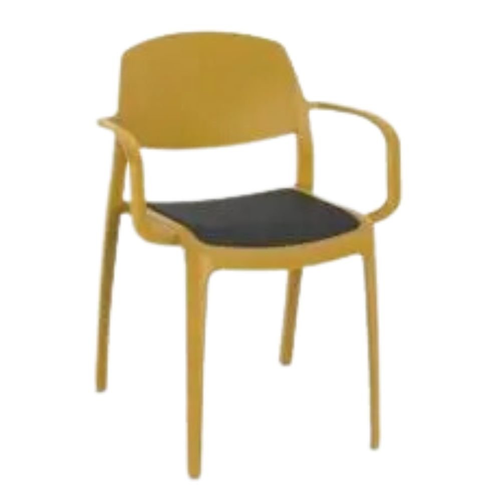 SILLA RESOL SMART ARMCHAIR UPHOLSTERED SEAT PAD | Silla Ocasional | Polipropileno | Fibra de Vidrio | Protección UV | Tapizado | Interior + Exterior - 86772 - Resol - NOGAL BEAT - Sillas