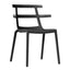 SILLA RESOL TOKYO | Silla Ocasional | Polipropileno | Fibra de Vidrio | Asistida Gas | Brazos | Interior + Exterior - 01626 - Resol - NOGAL BEAT - Sillas