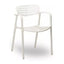 SILLA RESOL TOLEDO AIRE | Silla Ocasional | Fibra Vidrio | Polipropileno | Apilable |Brazos | Interior + Exterior - 03850 - Resol - NOGAL BEAT - Sillas