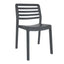 SILLA RESOL WIND | Silla Ocasional para Cafetería Jardín | Inyectada en PP | Protección UV | Interior + Exterior - 04562 - Resol - NOGAL BEAT - silla