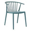 SILLA RESOL WOODY | Silla Ocasional | Fibra Vidrio | Polipropileno | Apilable | Protección UV | Interior + Exterior - 04152 - Resol - NOGAL BEAT - Sillas