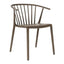 SILLA RESOL WOODY | Silla Ocasional | Fibra Vidrio | Polipropileno | Apilable | Protección UV | Interior + Exterior - 04149 - Resol - NOGAL BEAT - Sillas