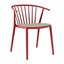 SILLA RESOL WOODY UPHOLSTERED SEAT PAD | Silla Ocasional | No Apilable | Espuma Secado Rápido | Interior + Exterior - 86555 - Resol - NOGAL BEAT - Sillas