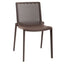 SILLA RESOLl NETKAT | Silla Ocasional | Fibra Vidrio | Polipropileno | Apilable | Protección UV | Interior + Exterior - 00995 - Resol - NOGAL BEAT - Sillas