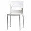 Silla Respaldo Transparente - LABENZE DIVA 155-07110 - Varios Colores - Reforzado con Fibra de Vidrio y Patas de Aluminio Cuadrado - 155-07110 - Labenze - NOGAL BEAT - Silla Comercial Interior