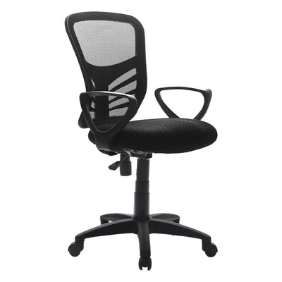 Silla Semi Ejecutiva de Área Administrativa - GEBESA SPIDER - Negro - Respaldo en Malla - GDR500 - GEBESA - NOGAL BEAT - Silla Ejecutiva