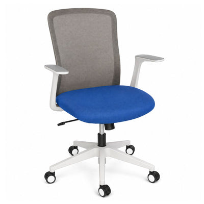 Silla Semi Ejecutiva de Oficina Operativa - GEBESA KIBO - Gris - Respaldo en Malla y Asiento Acolchado - GDOH84MOG - GEBESA - NOGAL BEAT - Silla Ejecutiva