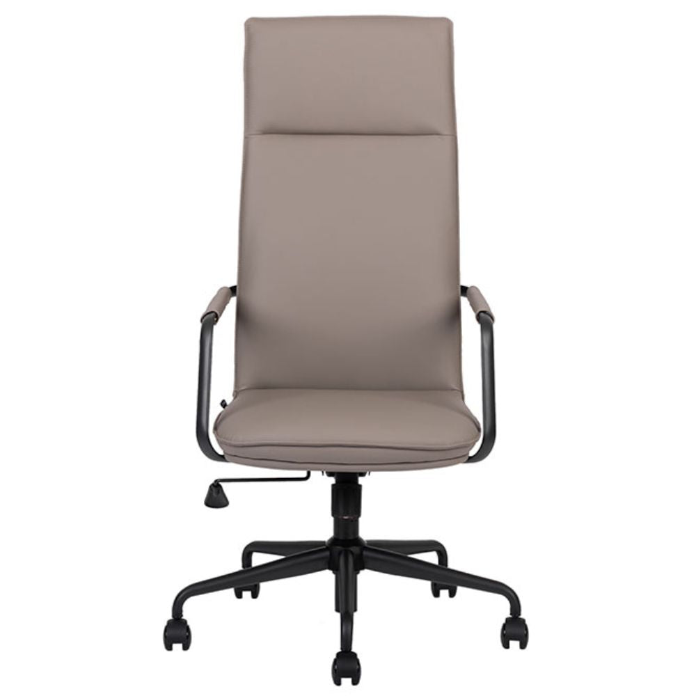 SILLA TECHNO BOND RESPALDO ALTO | Silla Ejecutiva de Respaldo Alto | Base Metal Estrella | Rodajas | Descansabrazos | Reclinable | Technoleather | Interior - Bond Respaldo Alto - Techno - NOGAL BEAT - Silla de oficina