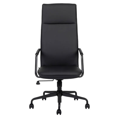 SILLA TECHNO BOND RESPALDO ALTO | Silla Ejecutiva de Respaldo Alto | Base Metal Estrella | Rodajas | Descansabrazos | Reclinable | Technoleather | Interior - Bond Respaldo Alto - Techno - NOGAL BEAT - Silla de oficina