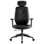 SILLA TECHNO CLASS RESPALDO ALTO | Silla Ejecutiva para Oficina | Varios Colores | Tapizado en Vinil | Base Nylon 5 puntas | con Rodajas | Interior - Class Respaldo Alto Negro - Techno - NOGAL BEAT - SIlla