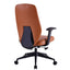 SILLA TECHNO CLASS RESPALDO BAJO | Silla Operativa para Oficina | Varios Colores | Tapizado en Vinil | Base Nylon 5 puntas | con Rodajas | Interior - Class Respaldo Bajo Camello - Techno - NOGAL BEAT - silla