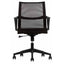 SILLA TECHNO SKETCH Negro | Silla Operativa Trabajo Oficina Despacho Uso Secretarial Frecuente para Horas de Trabajo | Base Estrella Nylon con Rodajas | Negro | Interior - SKETCH Negro - Techno - NOGAL BEAT - Sillas para oficina