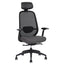 SILLA TECHNO SPIRIT EXPRESS BLACK RESPALDO ALTO | Silla Ejecutiva para Oficina | Tapizado Tela | Base Nylon 5 puntas | Interior - Spirit Express Black Respaldo Alto - Techno - NOGAL BEAT - silla