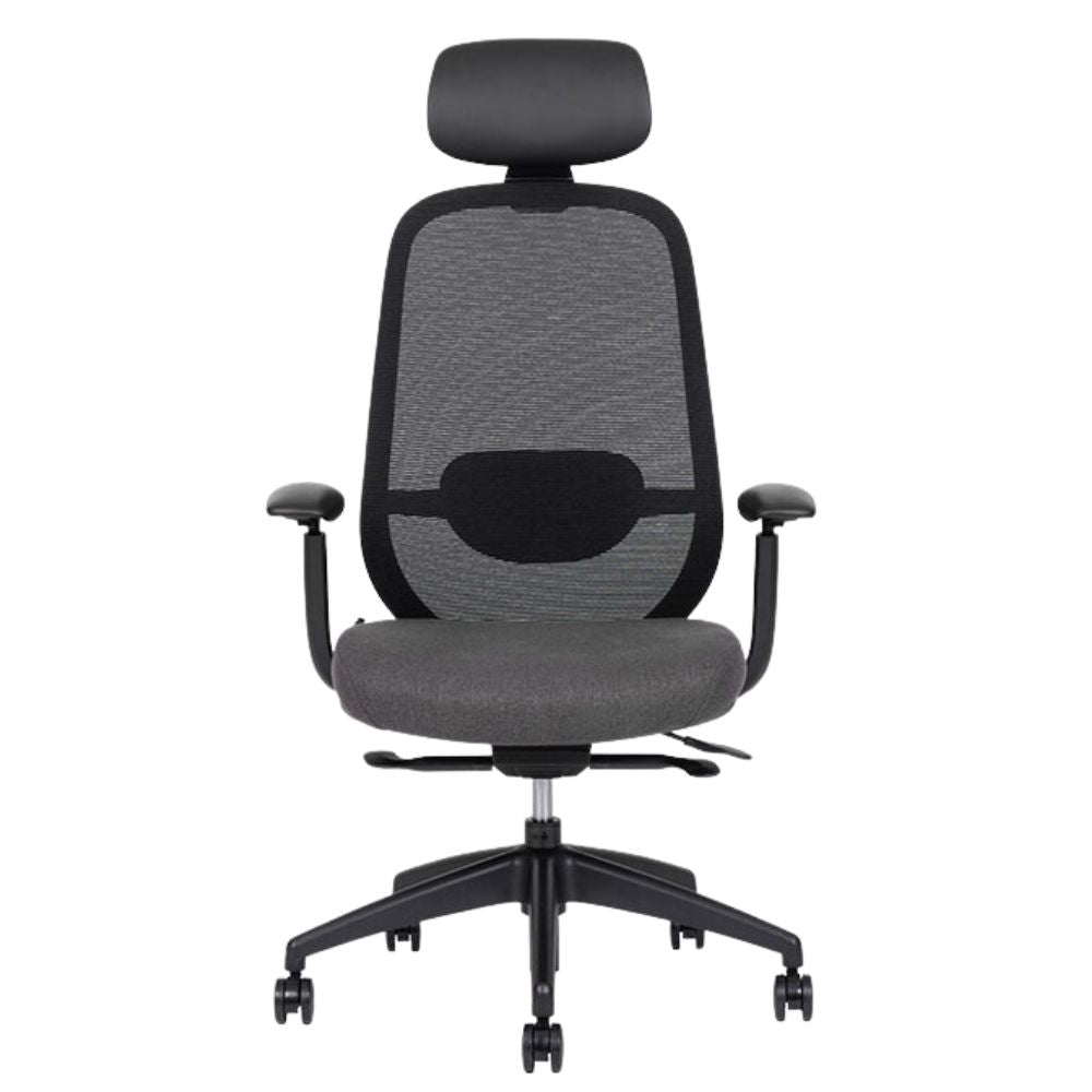 SILLA TECHNO SPIRIT EXPRESS BLACK RESPALDO ALTO | Silla Ejecutiva para Oficina | Tapizado Tela | Base Nylon 5 puntas | Interior - Spirit Express Black Respaldo Alto - Techno - NOGAL BEAT - silla