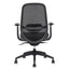 SILLA TECHNO SPIRIT EXPRESS BLACK RESPALDO BAJO | Silla Operativa para Oficina | Tapizado Tela | Base Nylon 5 puntas | Interior - Spirit Express Black Respaldo Bajo - Techno - NOGAL BEAT - silla