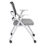 SILLA TECHNO TRACK RODAJAS GRIS | Silla Sala de Juntas Oficina | Poliuretano Inyectado | Estructura Plegable | Interior - TRACK RODAJAS GRIS Tela Importacion - Techno - NOGAL BEAT - silla