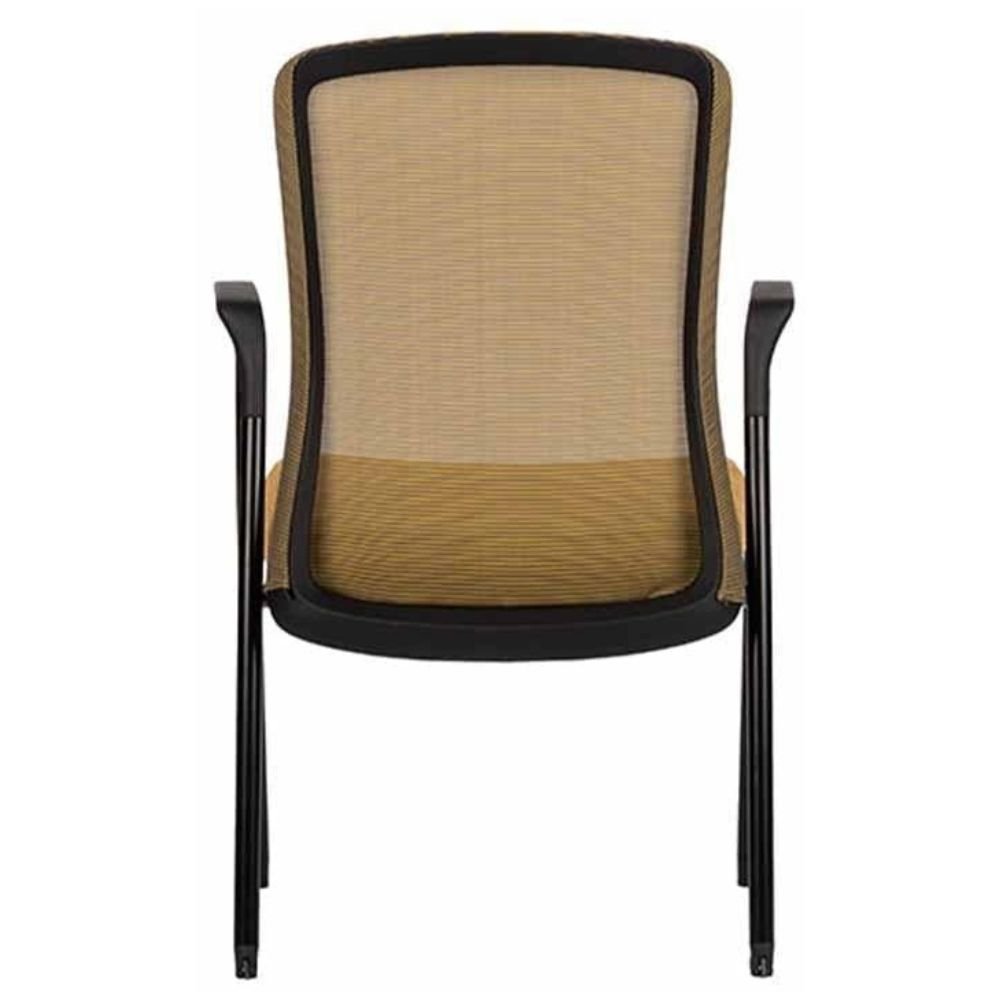 SILLA TECHNO VIRTU BLACK | Silla para Visita Oficina Empresa Consultorio Uso Ocasional Salas de Espera Vestibulo para Visitas | Base Metálica 4 Puntas Negro | Varios Colores | Sensemesh | Interior - VIRTU BLACK Addison - Techno - NOGAL BEAT - Sillas para oficina