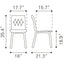 SILLA ZUO OREBRO | Silla para Comedor | Base Madera de Abedul | Verde | Tejido 100% Poliéster | Interior - 100072 - Zuo - NOGAL BEAT - Sillas