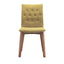 SILLA ZUO OREBRO | Silla para Comedor | Base Madera de Abedul | Verde | Tejido 100% Poliéster | Interior - 100072 - Zuo - NOGAL BEAT - Sillas