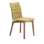 SILLA ZUO OREBRO | Silla para Comedor | Base Madera de Abedul | Verde | Tejido 100% Poliéster | Interior - 100072 - Zuo - NOGAL BEAT - Sillas