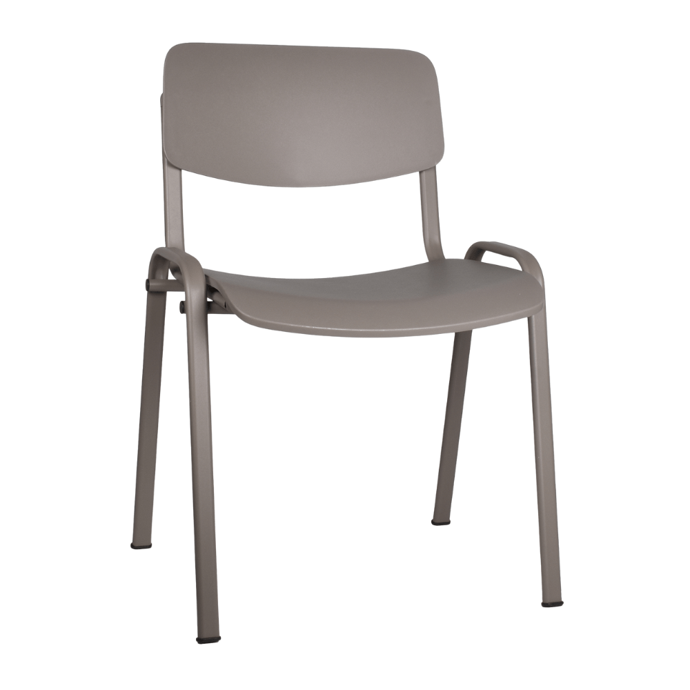 Sillas de Oficina Visita Ergonómica - OFFIHO MILK OHV - 66 - Varios Colores - Asiento y Respaldo en Polipropileno - OHV - 66 - OFFIHO - NOGAL BEAT - Sillas de oficina