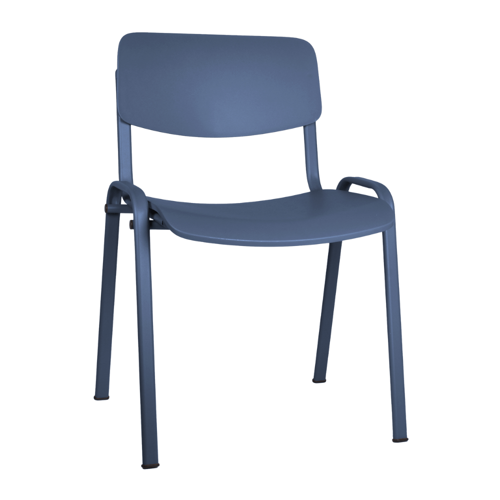 Sillas de Oficina Visita Ergonómica - OFFIHO MILK OHV - 66 - Varios Colores - Asiento y Respaldo en Polipropileno - OHV - 66 - OFFIHO - NOGAL BEAT - Sillas de oficina