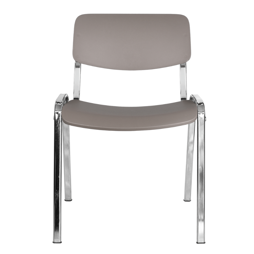 Sillas de Oficina Visita Ergonómica - OFFIHO MILK OHV - 66CR - Varios Colores - Asiento y Respaldo en Polipropileno - OHV - 66cr - OFFIHO - NOGAL BEAT - Sillas de oficina