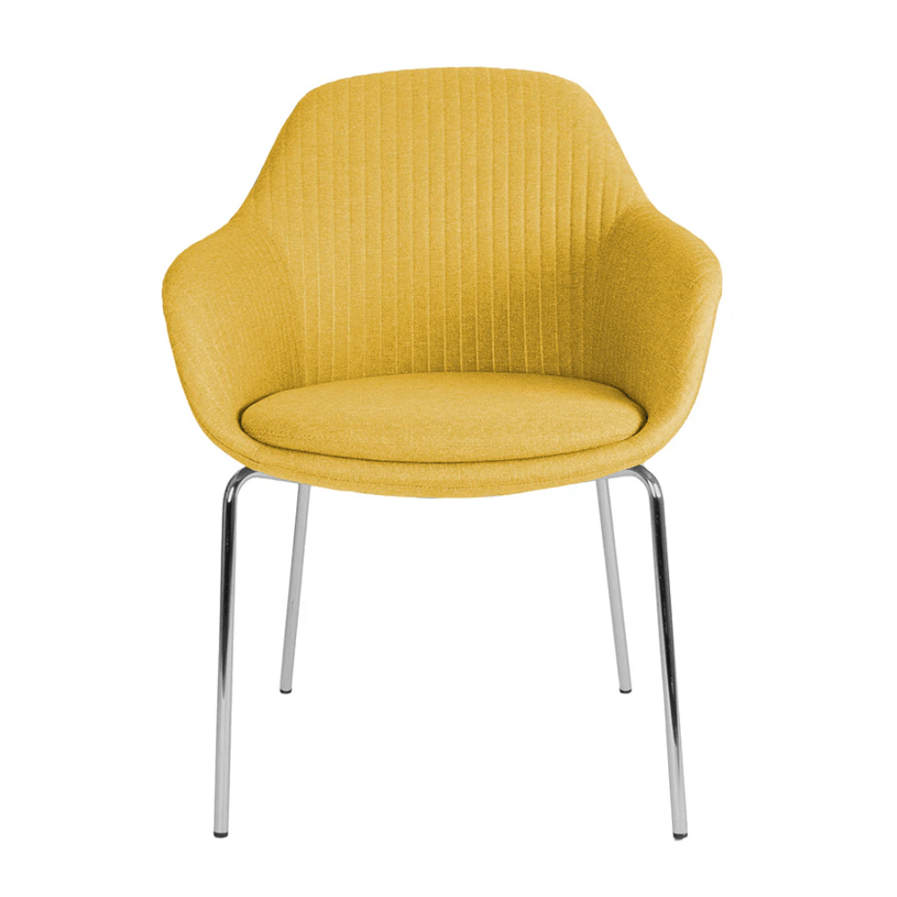 Sillas de Oficina Visita - OFFIHO FABRIZIA OHV - 127 - Varios Colores - Asiento y Respaldo Tapizados - OHV-127 - OFFIHO - NOGAL BEAT - Sillas de oficina