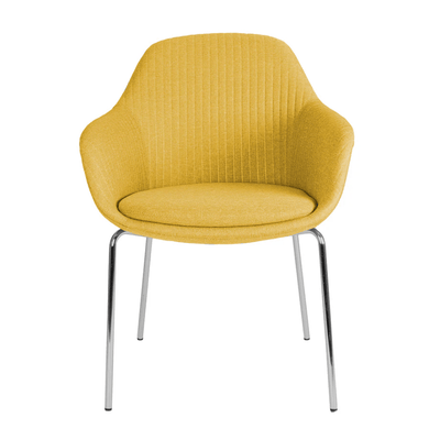 Sillas de Oficina Visita - OFFIHO FABRIZIA OHV - 127 - Varios Colores - Asiento y Respaldo Tapizados - OHV-127 - OFFIHO - NOGAL BEAT - Sillas de oficina