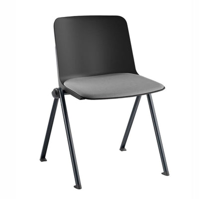 Sillas de Oficina Visita - OFFIHO PLUS OHV - 73 + PANELLO - 43 - Varios Colores - Asiento y Respaldo en Polipropileno - OHV-73 + Panello- 73 - OFFIHO - NOGAL BEAT - Sillas de oficina