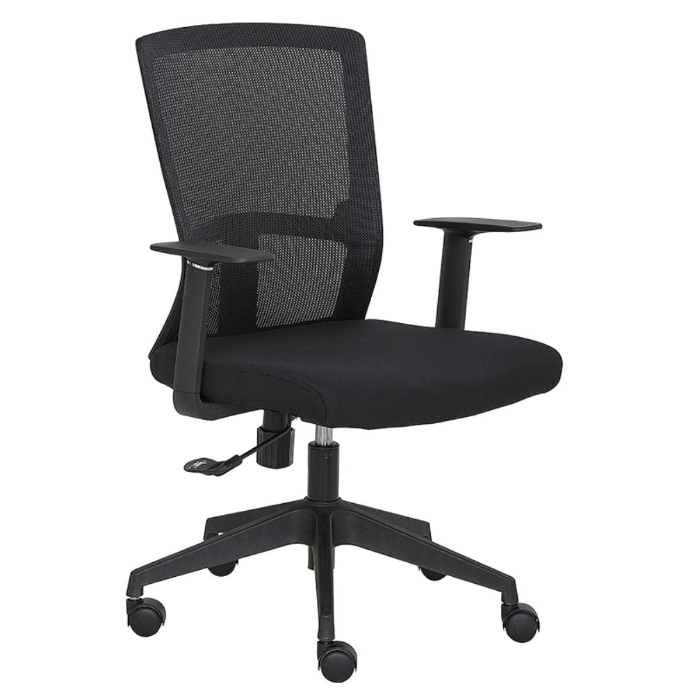 Albar Silla de Oficina Operativa Albar AB-60 | Respaldo en malla y base de ...