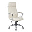SILLAS NOGAL BEAT E - 500 | Silla Ejecutiva | Unibloque Madera | Tapiz Vinil | Brazos Fijos Cromo | Altura Ajustable | Reclinable | Base Estrella 5 Puntas | Interior - ALB E - 500 - ALBAR - NOGAL BEAT - Sillas de oficina