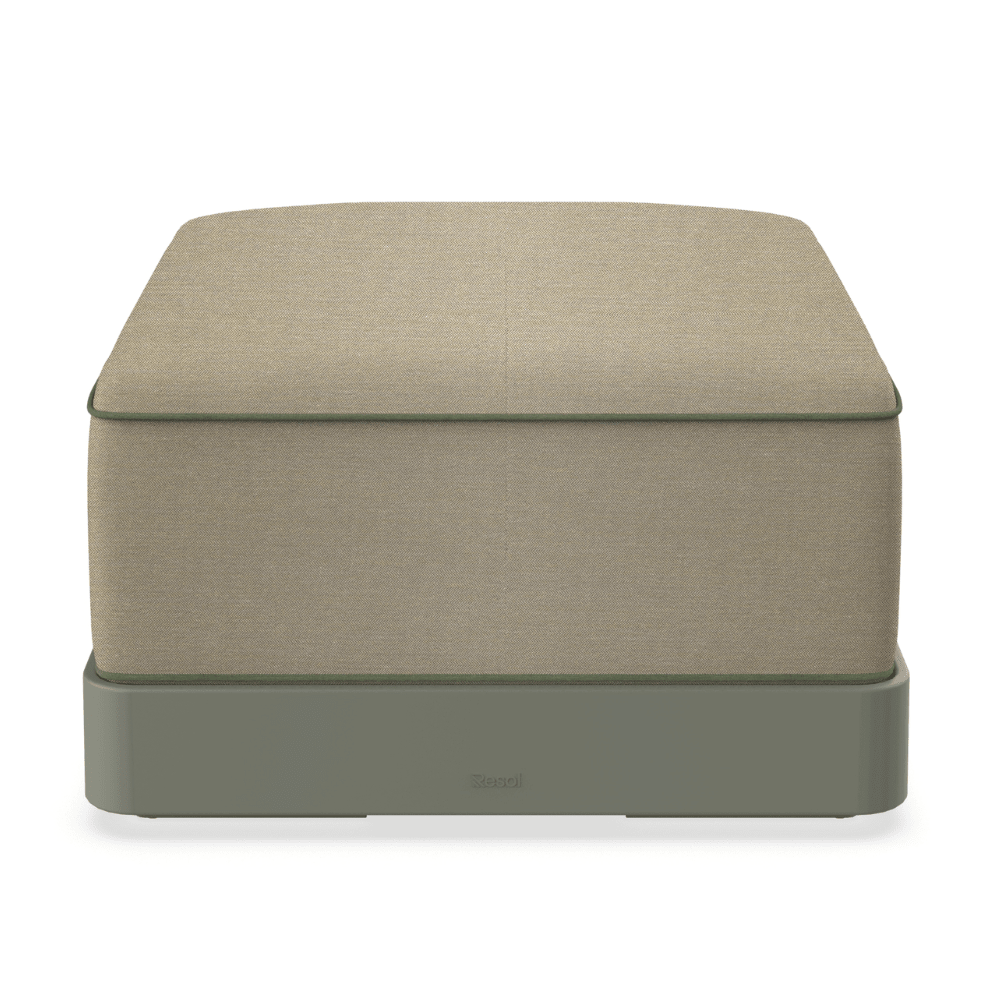 Sillón de Áreas de Exterior Modular - RESOL BRISA SILLÓN - Varios Colores - Polipropileno Reciclado con Fibra de Vidrio - Protección UV - 06791 - Resol - NOGAL BEAT - Sofá de Terraza