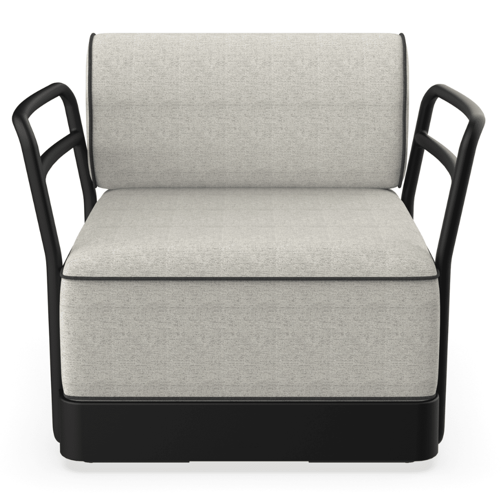 Sillón de Áreas de Exterior Modular - RESOL BRISA SILLÓN - Varios Colores - Polipropileno Reciclado con Fibra de Vidrio - Protección UV - 06804 - Resol - NOGAL BEAT - Sofá de Terraza