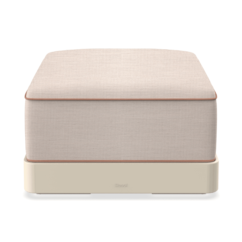 Sillón de Áreas de Exterior Modular - RESOL BRISA SILLÓN - Varios Colores - Polipropileno Reciclado con Fibra de Vidrio - Protección UV - 06790 - Resol - NOGAL BEAT - Sofá de Terraza