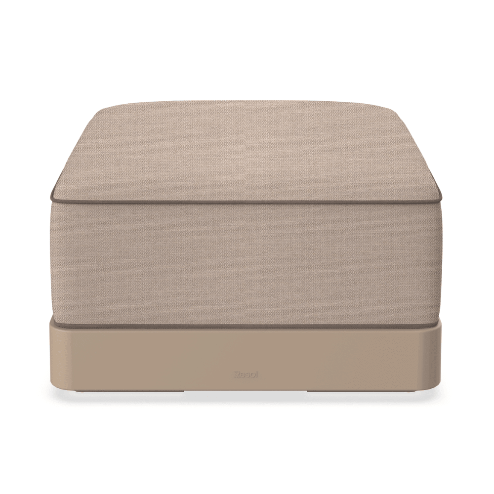 Sillón de Áreas de Exterior Modular - RESOL BRISA SILLÓN - Varios Colores - Polipropileno Reciclado con Fibra de Vidrio - Protección UV - 06789 - Resol - NOGAL BEAT - Sofá de Terraza